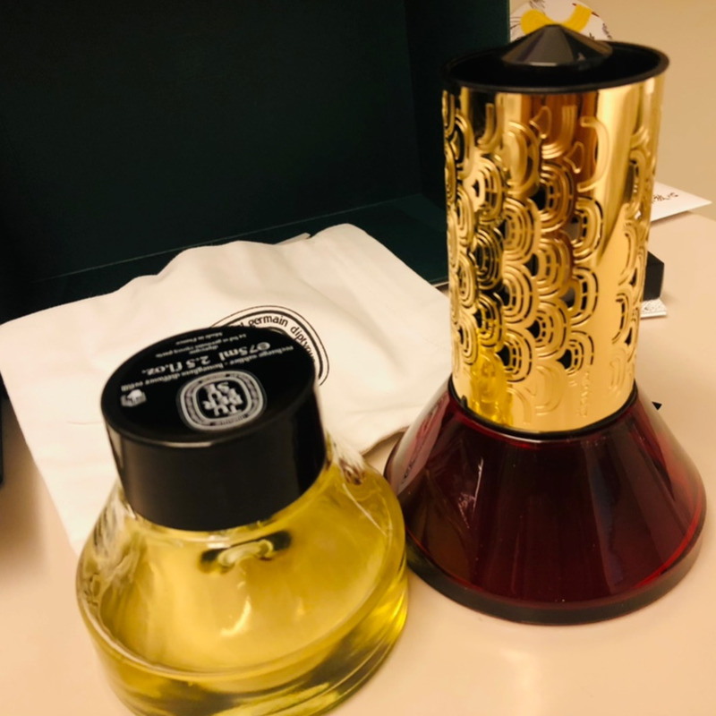 Home Fragrance Set - Diptyque Hourglass Diffuser Baies 34 Naturalny