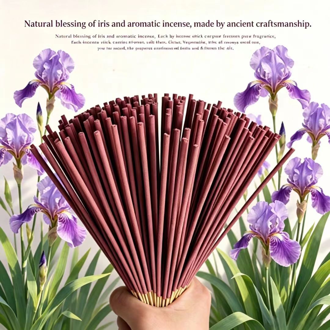 Home Fragrance Iris - 22cm kadzidła w kształcie kwiatów irysów